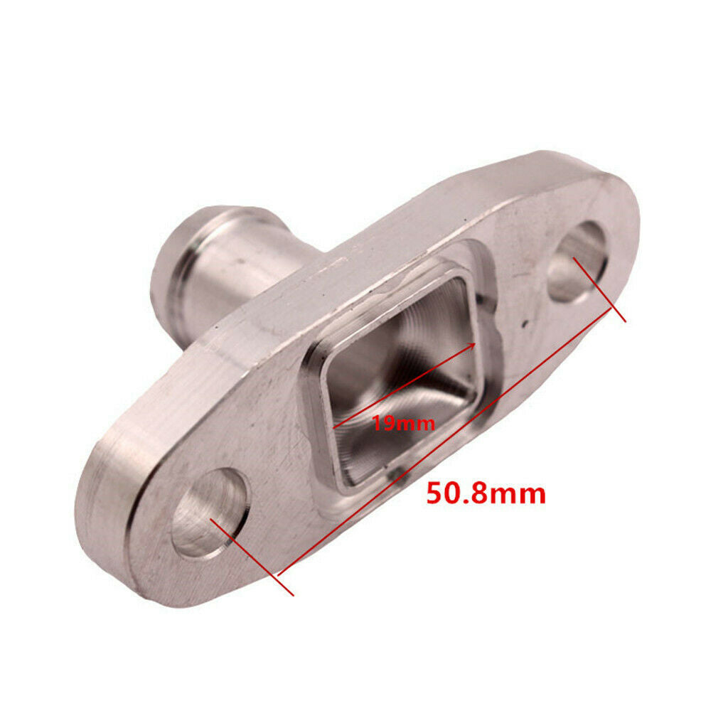Billet Oil Drain Flange Straight for Garrett T3 T4 T04B T04E Adapter hot