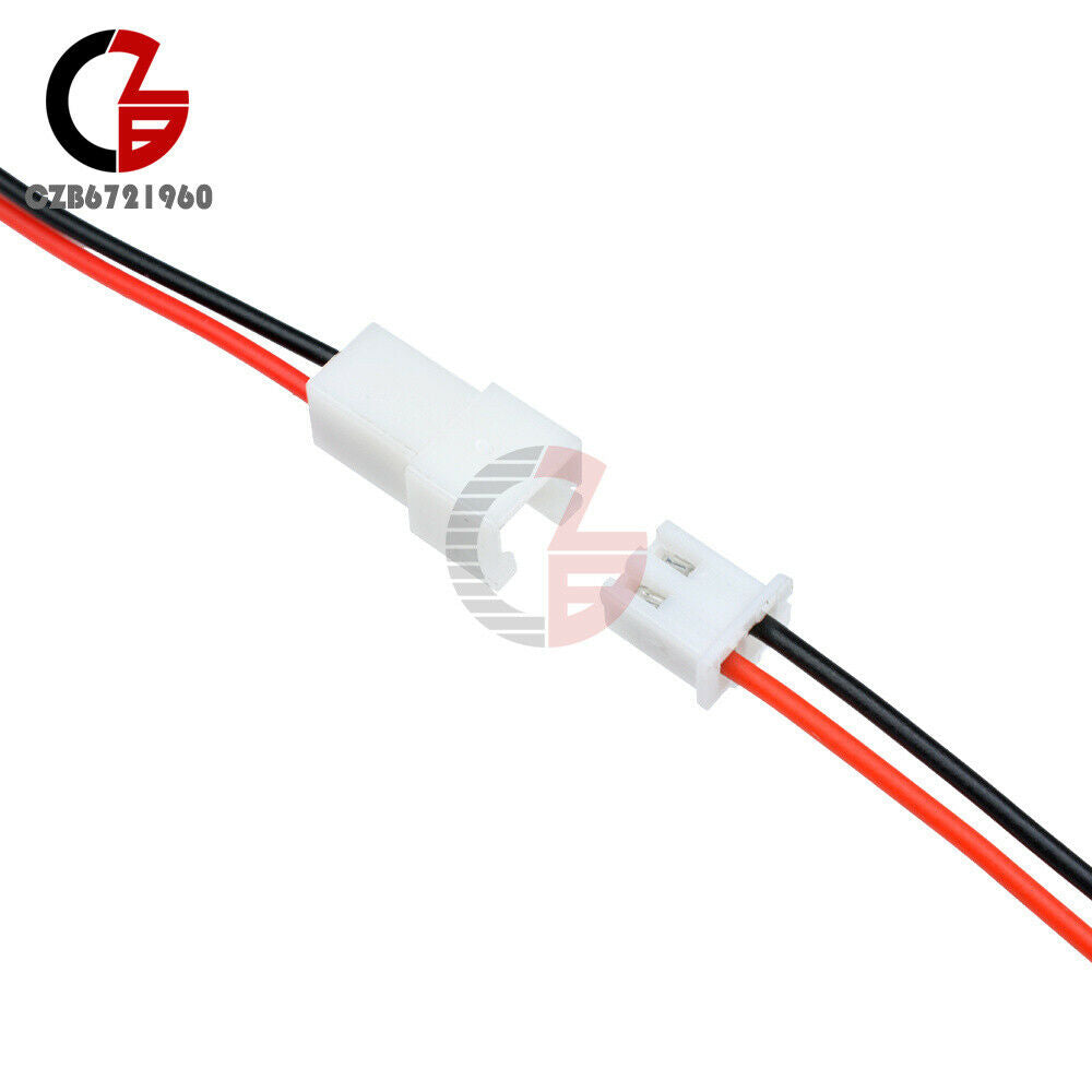5Pairs XH 2PIN 2.54mm 10cm Long JST Male to Female Plug Wire Connector New