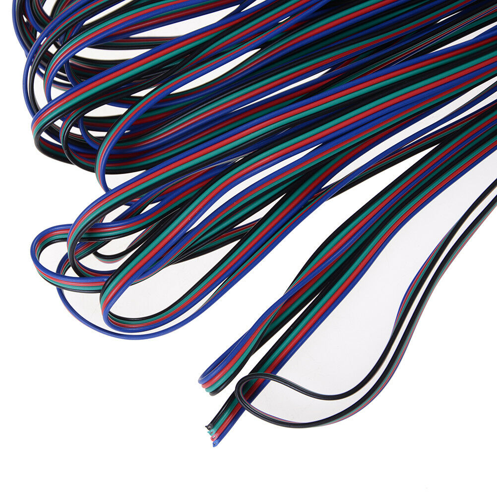 10m 4-PIN 22AWG RGB Extension Wire Cable Cord for 3528 5050 RGB LED Strip P Ad