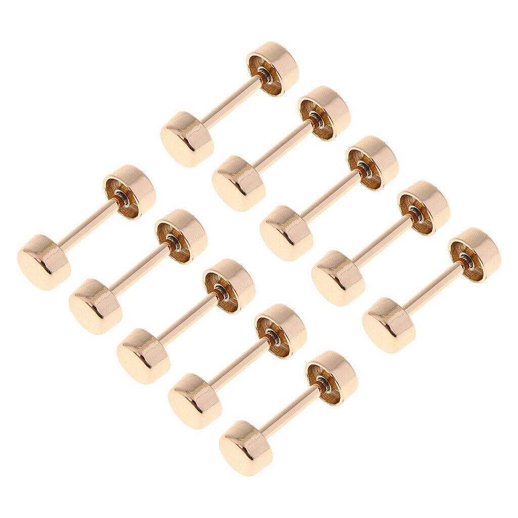 10pcs Buckles Clasp Rivet Shaped Dumbbells for Luggage, Bags, Handbags, Leather