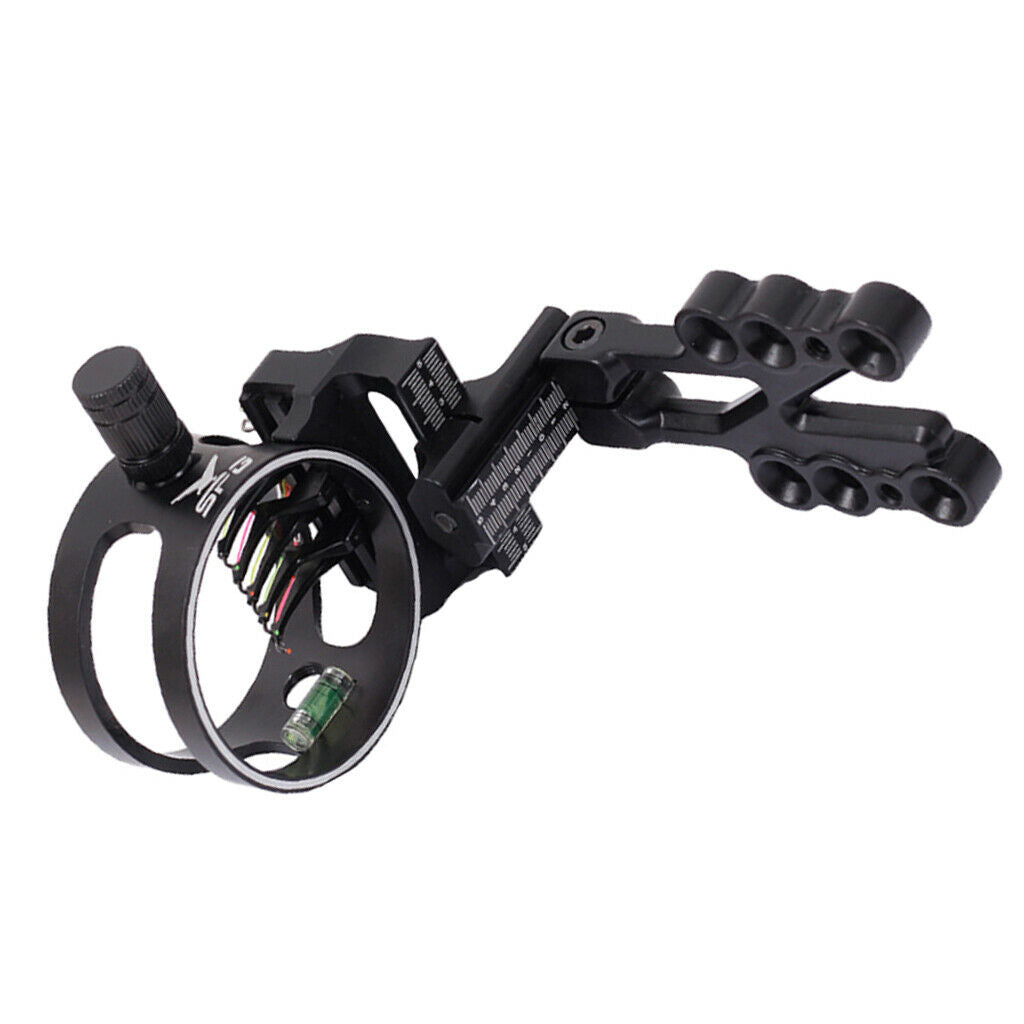 5 Pins Bowsight Outdoor Compound Bow Sight Adjustable for Target Shooting
