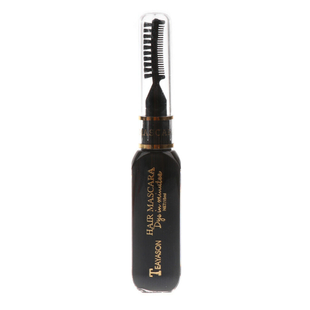 Disposable 3 Colors Hair Mascara Dyeing Tint, Temporary (Black, Gray, White)