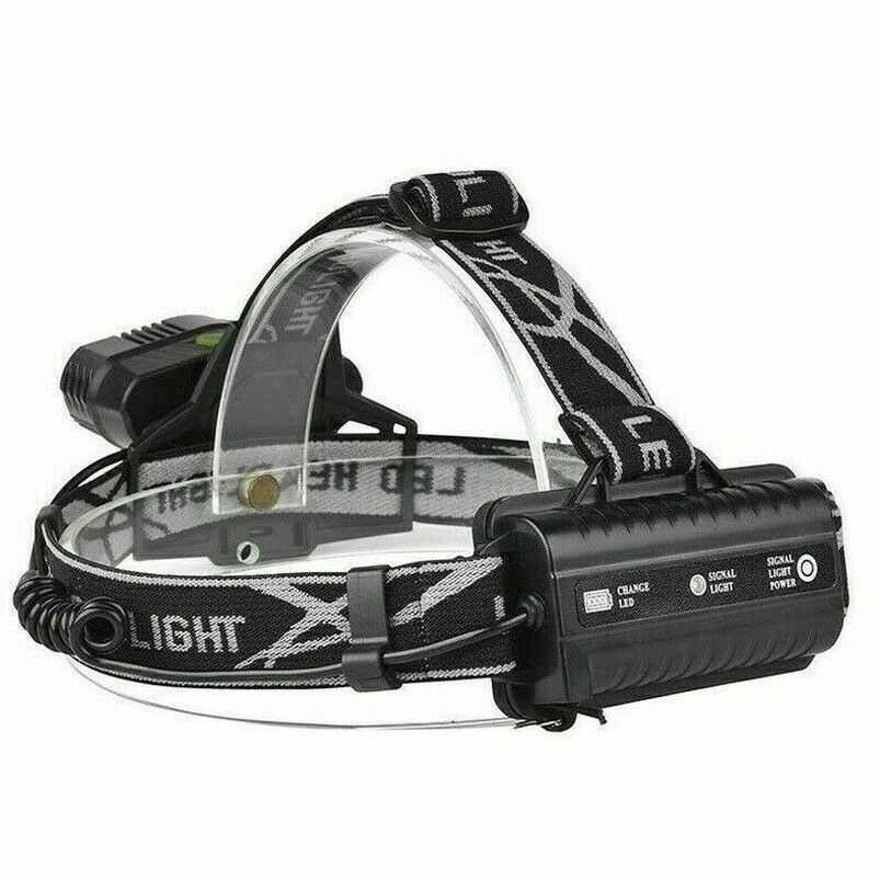 1PC Headlamp Rechargeable T6 LED Headlight Flashlights Head Torch Fish Outdoor