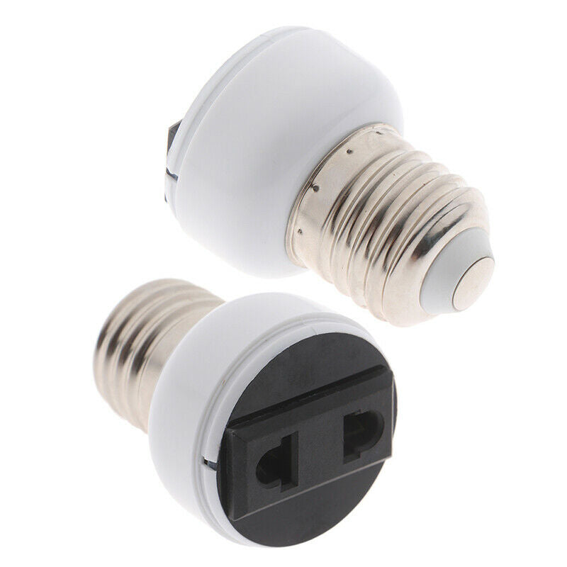 1PC E27 Screw Socket Lamp Light Holder Bulb Convert To Power Female Out .l8