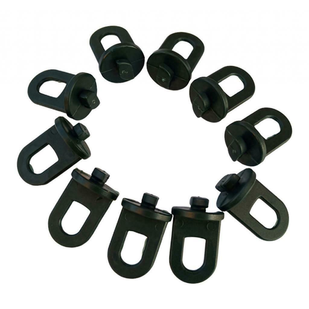 10-pack Plastic Greenhouse Hanging Hooks Flower Hangers Clips Garden Gadgets