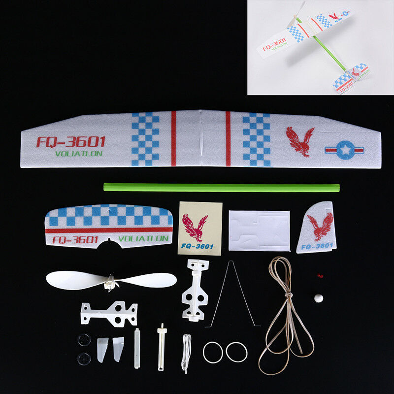1pc light knight rubber band  aircraft glider competition mode.l8