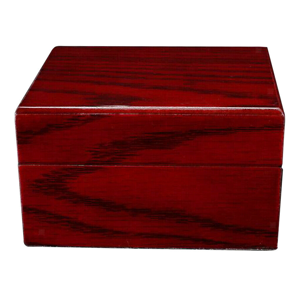 Wood Watch Bracelet Case Jewelry Storage Box with Cushion Wristwatch Display