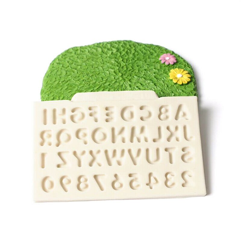 Silicone Letters Numbers Fondant Cake Mold DIY Sugarcraft Chocolate Bakin.l8