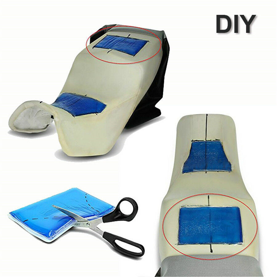 2cm Thickness Motorcycle Seat Gel Pad Polyurethane Elastic Fiber ShockAbsorption