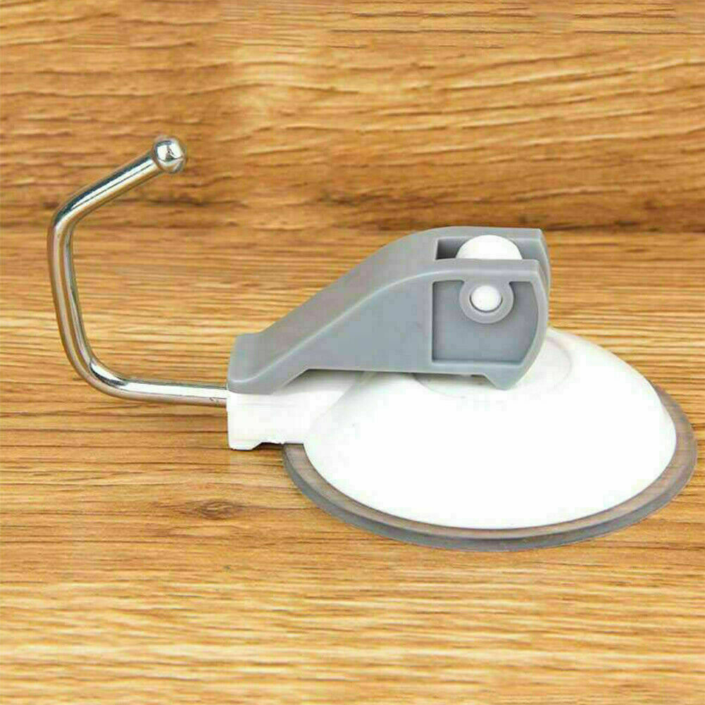 2X EXTRA HEAVY DUTY LEVER SUCTION CUP HOOKS Bathroom/Kitchen N2A5 super U6B8