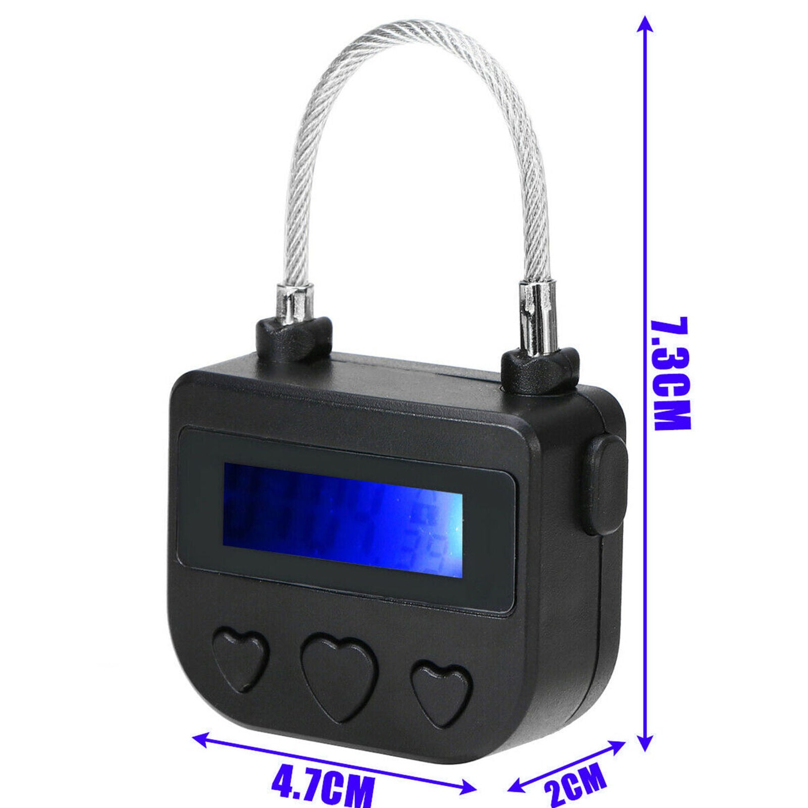 USB Rechargeable Multipurpose Time-Lock Electronic Timer Tool for Ankle Mouth