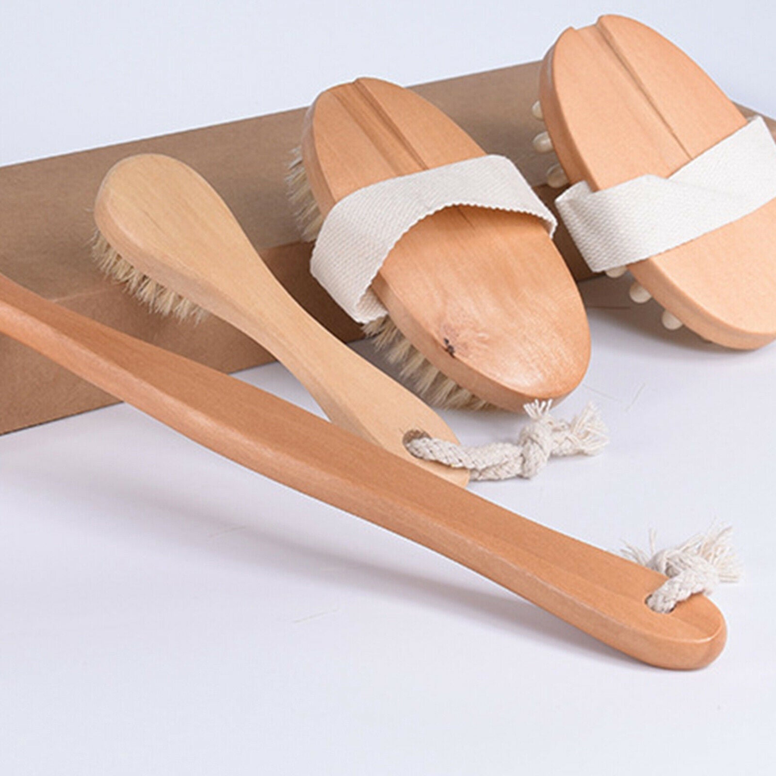 Wooden Brushes Scrubs Bodys Massager Bath Shower for Bath Body Cleansing