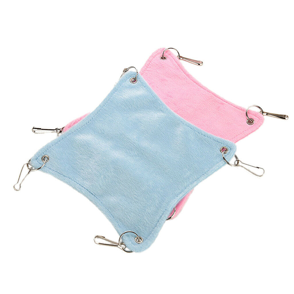 2 X Hammock For Chinchilla Hamster Hanging Bed For Small Pets Pet Wear Resistant