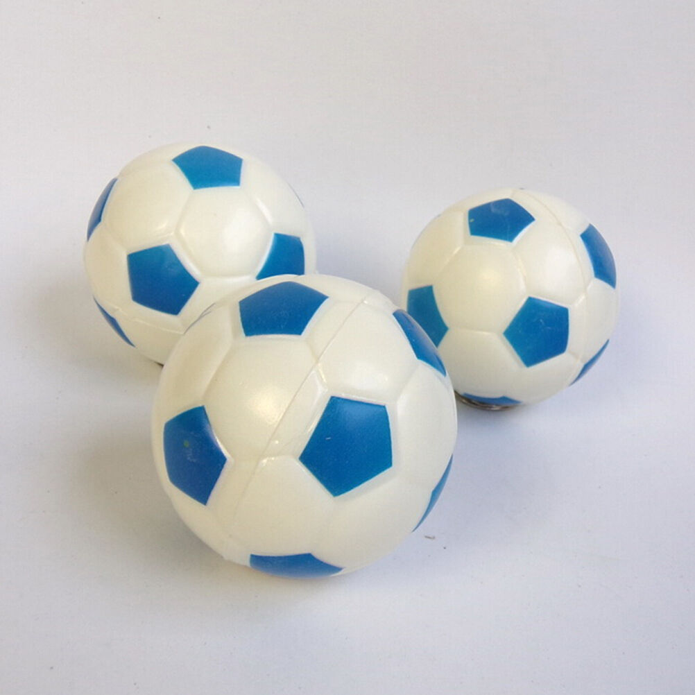 Soft Soccer Shaped Stress Ball Stress Relief Squeeze Foam Ball 6.3cm Xmas .l8