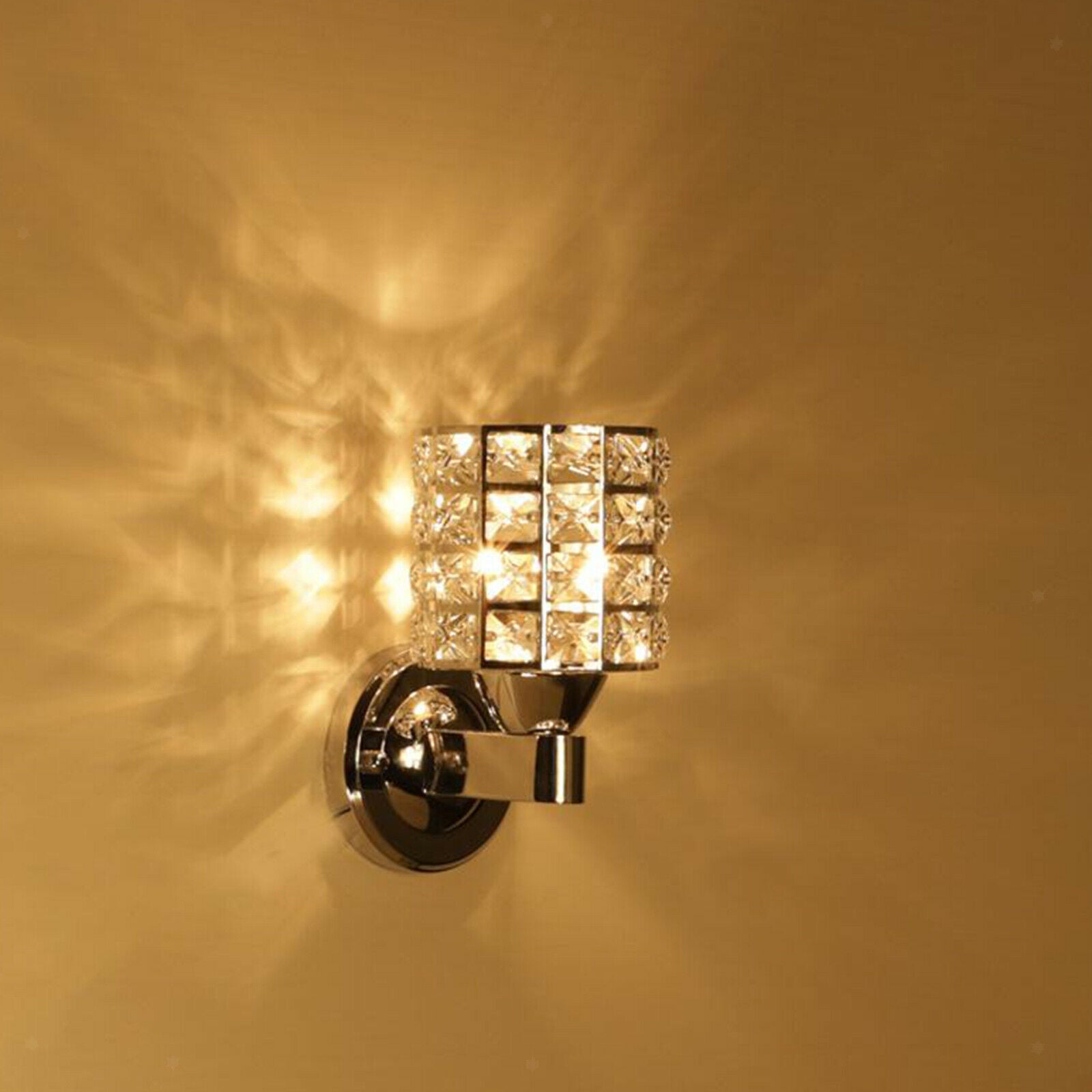 Wall Lamp Glass Lampshade Hallway Entryway Living Room Wall Sconces Lighting