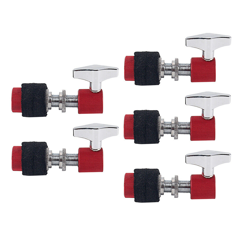 5 Pack Hi-Hat Clutch Metal Made Standard Jazz Drum Percussion Instrumental