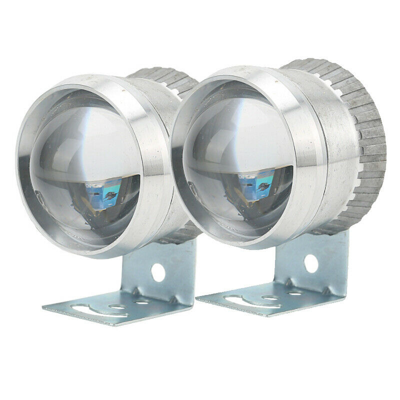 2PCS 40W Motorcycle LED Light Headlight Fog Driving Lamp Spotlight with Bracket