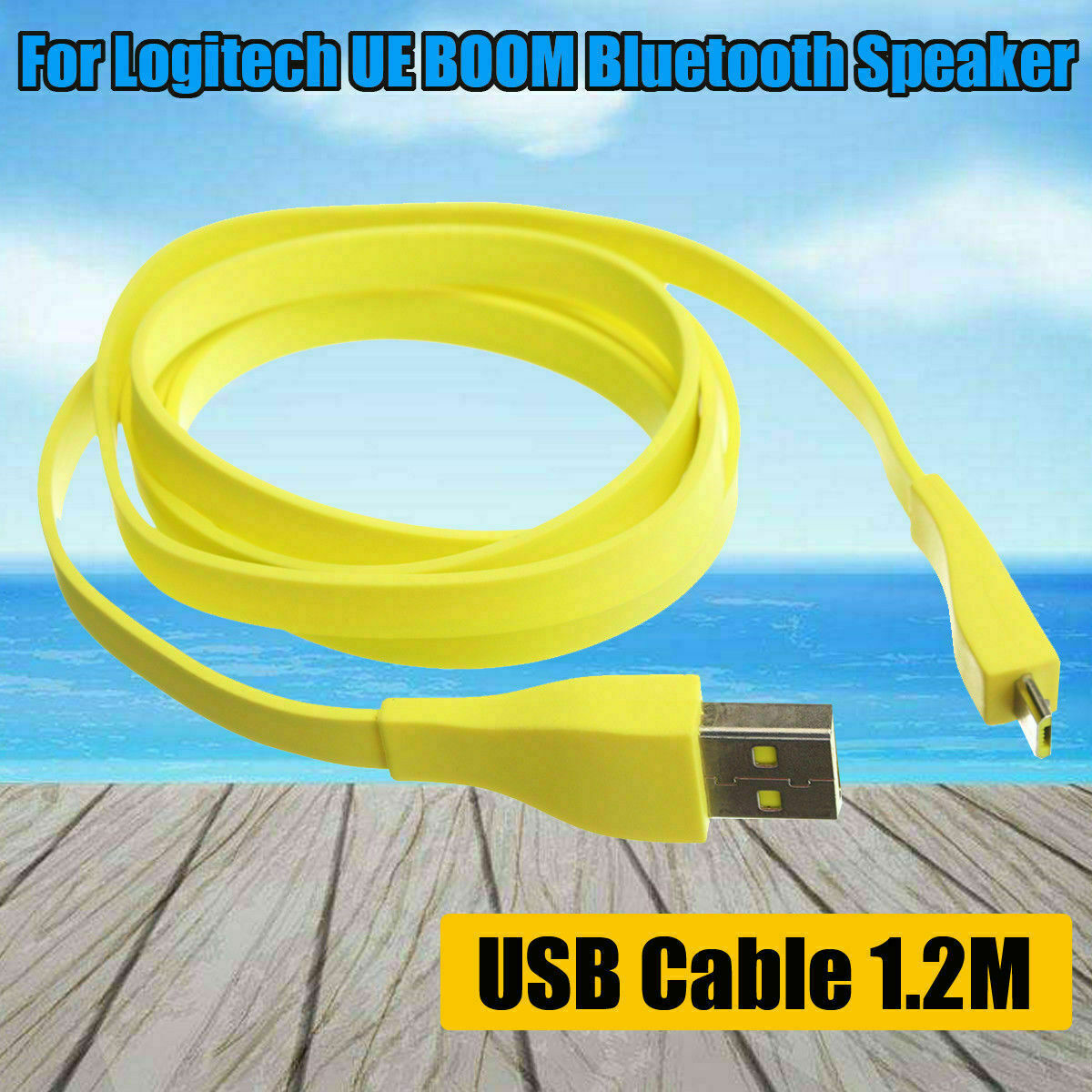 1.2M Data Cable Micro USB PC Charger For Logitech UE BOOM Bluetooth Speaker  Fx