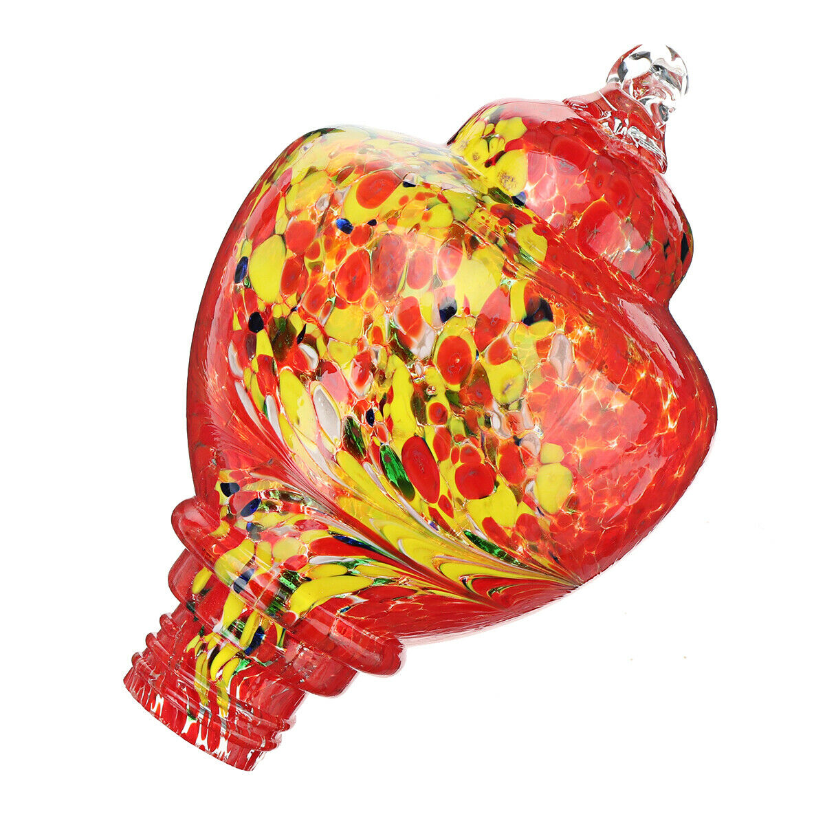 Hummingbird Feeder 4-Trough Tree Hanging Outdoor Garden Yard Colorful Glass CA3