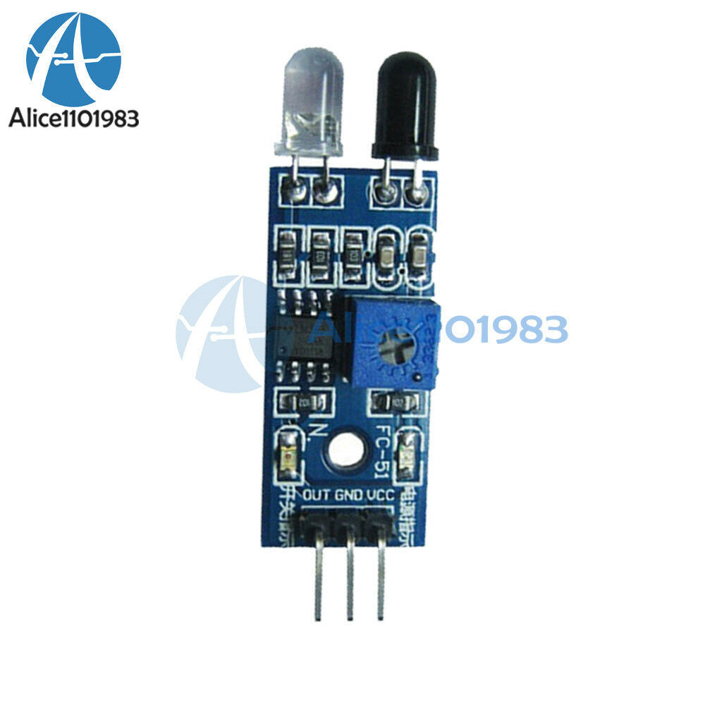 5pcs Car Obstacle avoidance Infrared Sensor module Reflective photoelectric