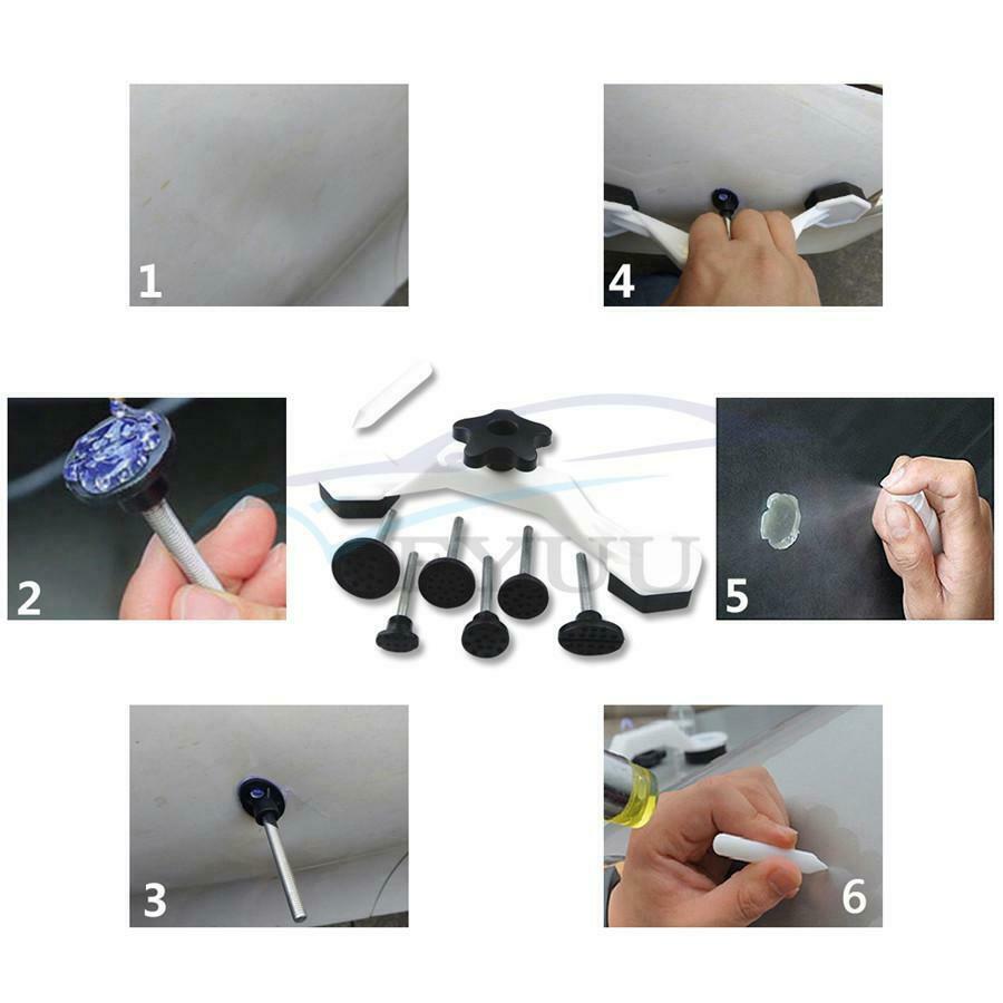 Car Body Paintless Dent Pulling Bridge Hail Removal Repair Glue Tab Hand Tool US