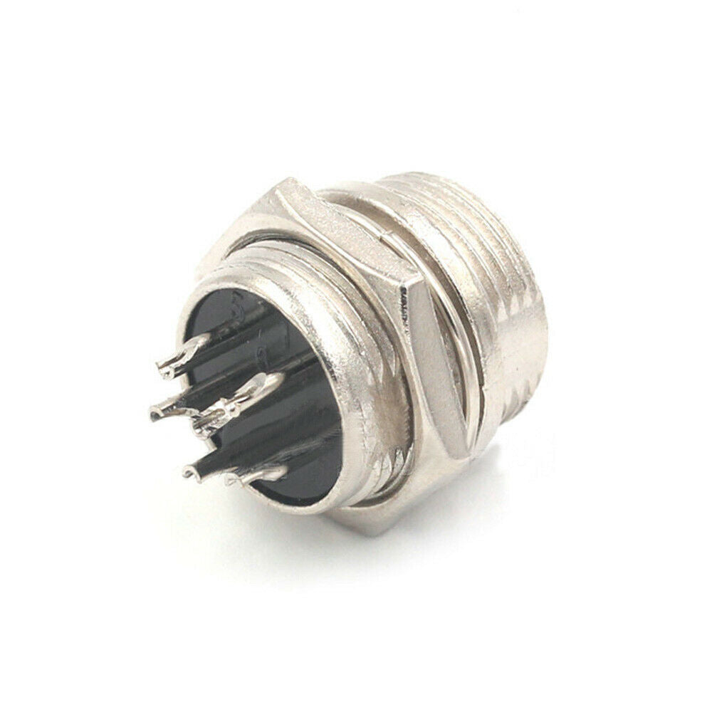 1Pc GX16 M16 6Pin Female Male Plug Aviation Connector Socket Connector Kits Tool