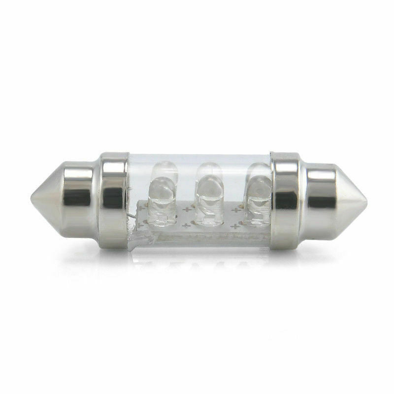 2X 6 LED Pure White Car Festoon Interior Dome C5W Light Lamp Bulb 36mm DC 12V