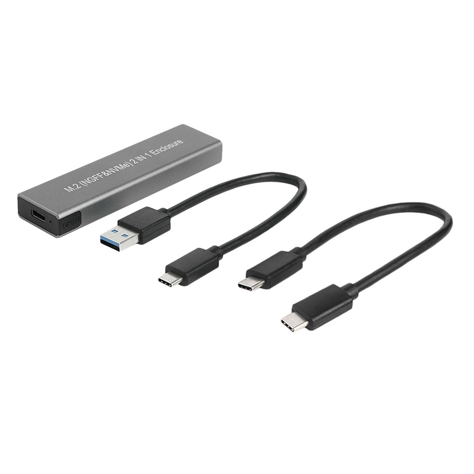 Aluminum M.2 NVME to USB 3.1 Enclosure Adapter for 2230 2242 NVMe SSD 10Gbps