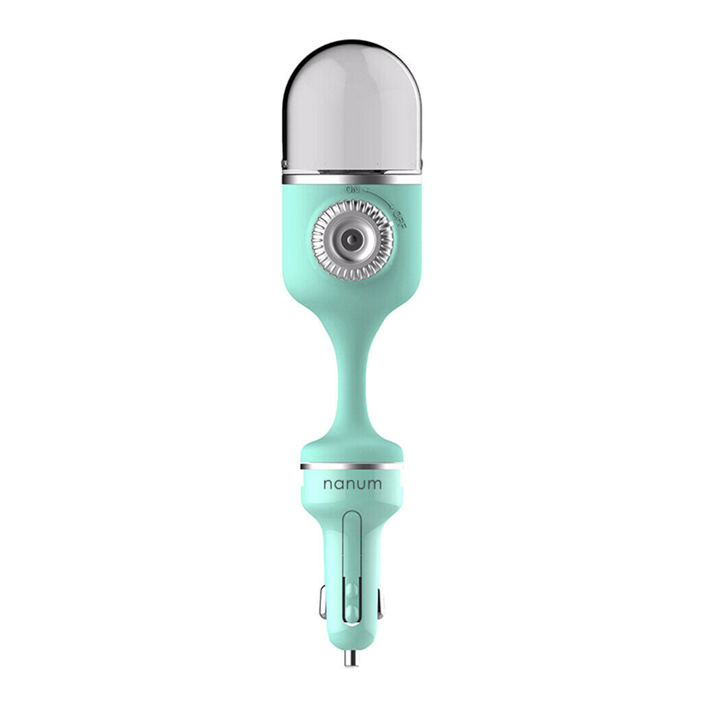 Car Air Humidifier Diffuser Essential Oil Aroma Mist Purifier Blue