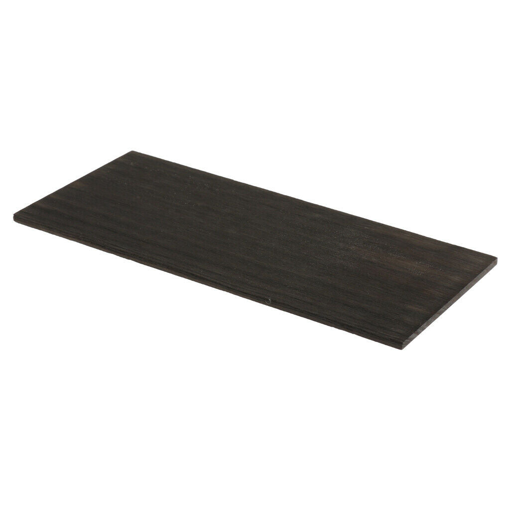 1 Piece Guitar Wood Headplate Veneer Headstock  for Luthier Parts Black