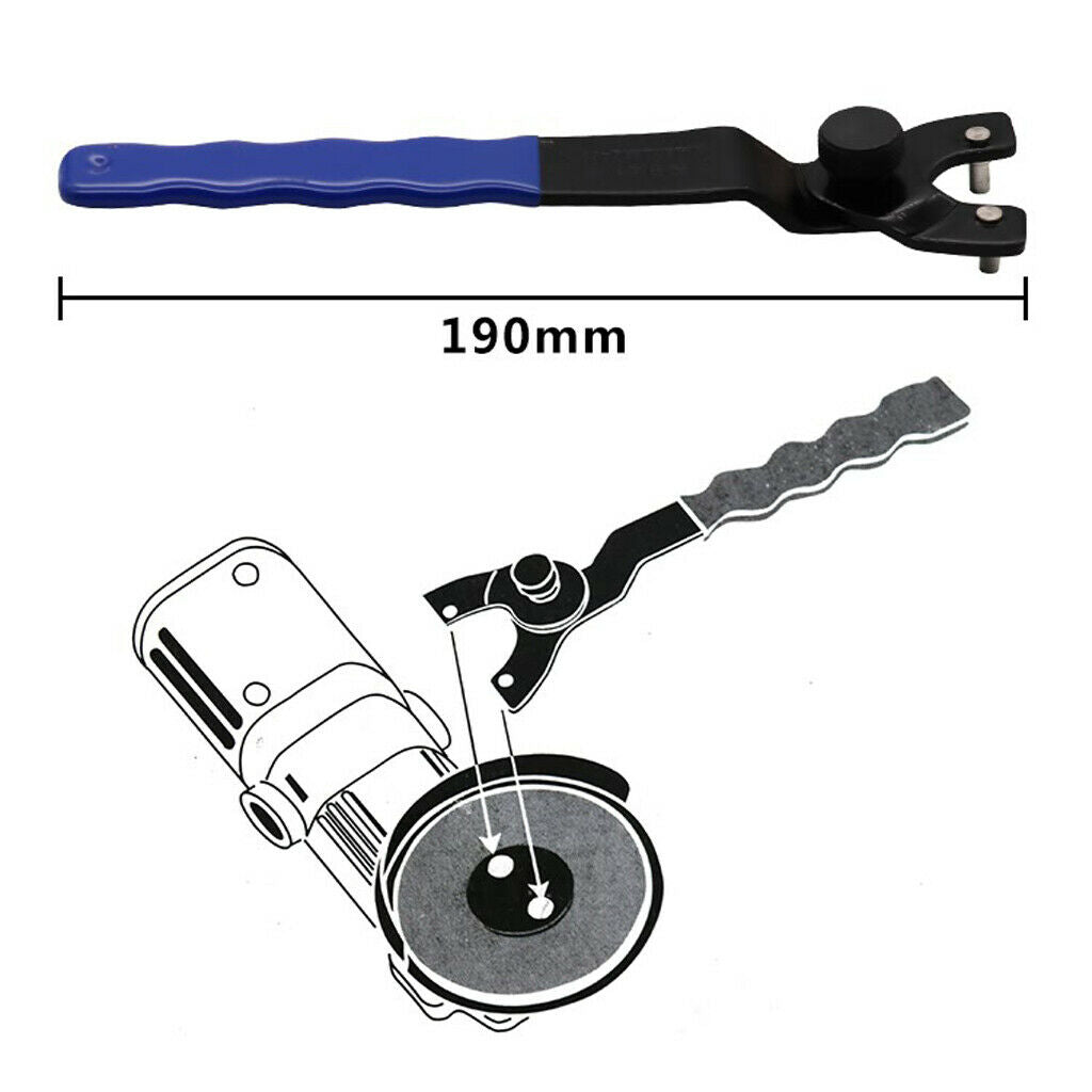 Professional Adjustable Pin Wrench for Angle Grinder Hub Spindle Nut Washer