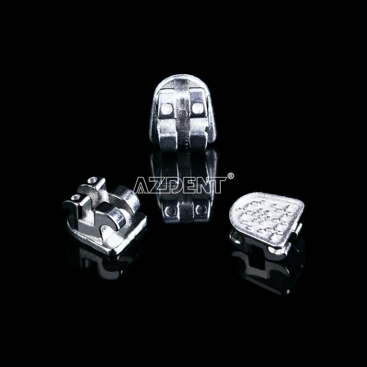 Orthodontic Bracket Monoblock Dental Metal MINI Roth.022 3-4-5 Hooks AZDENT CA