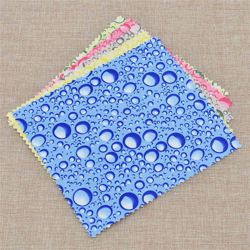 Random 10Pcs Water Droplet Glasses Cloth Microfibre For Lens Screen Cleaning