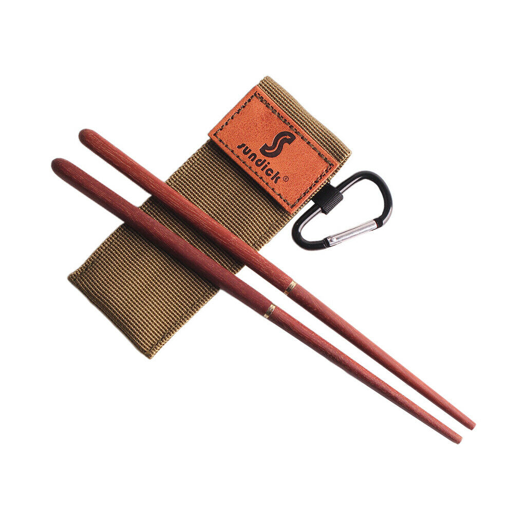 Outdoor Camping Foldable Chopsticks Travel Cutlery Set Chopsticks with Carry Bag