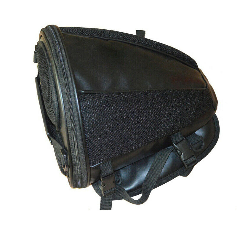 Motorcycle Dirt Pit Bike Waterproof Back Seat Rear Carry Luggage Tail Saddle Bag