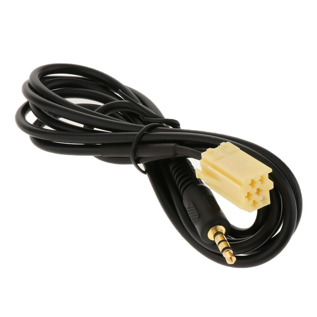 urable Music Aux-in Cable Aux Input Adapter Plug for Fiat 500 2007+ Onwards