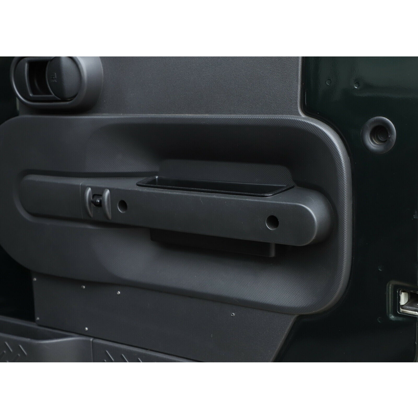 Door Handle Storage Box fit For Wrangler JK 07 08 09 10 2/4 Doors Black CN