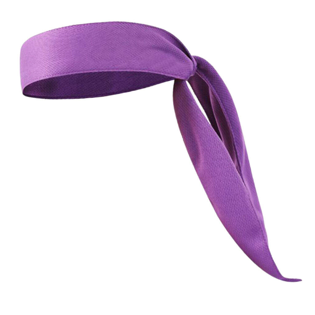 3x Fashion Stretch Sweatband Hairband for Tennis Fitness Gym Basketball
