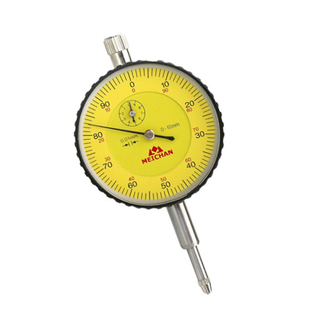 Heavy Duty Dial Test Indicator Gauge 0-10mm with Accuracy 0.02mm