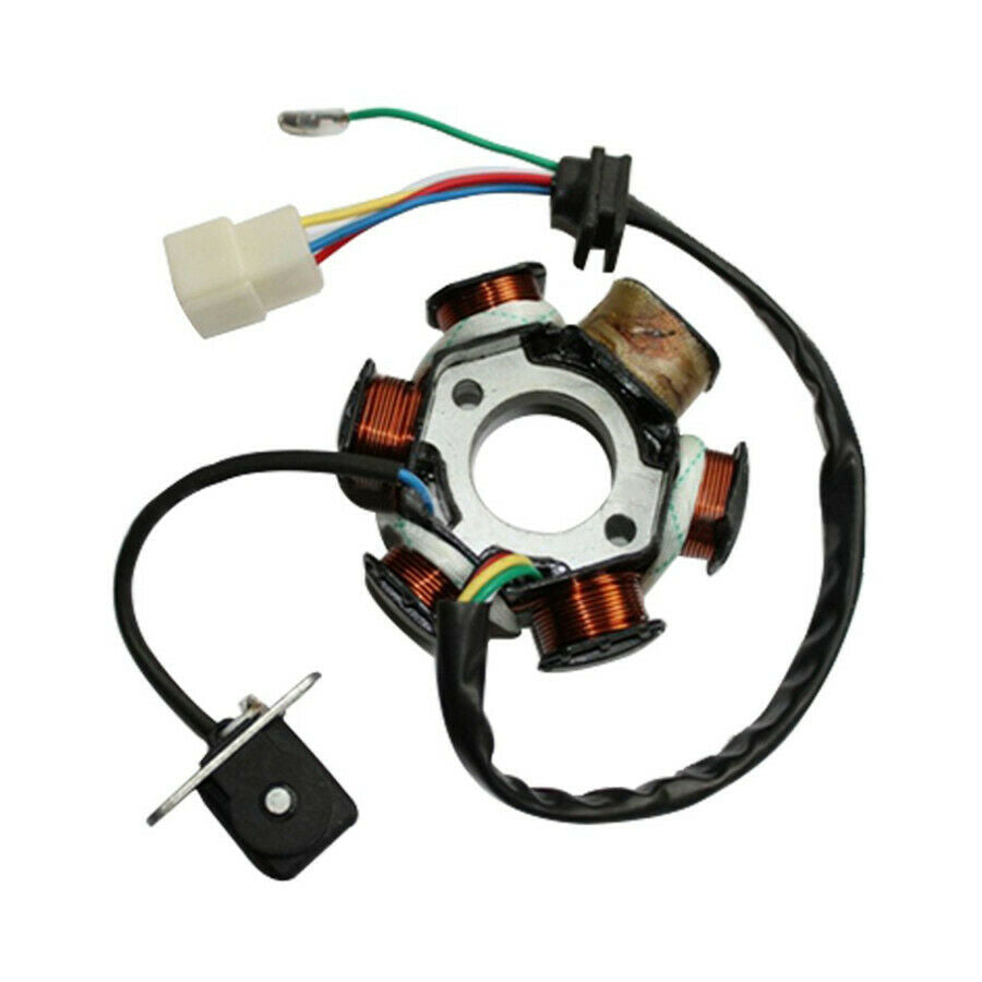 6-Coil 5 Wires Half-Wave Ignition Magneto Stator For GY6 50cc-125cc ATV Bike