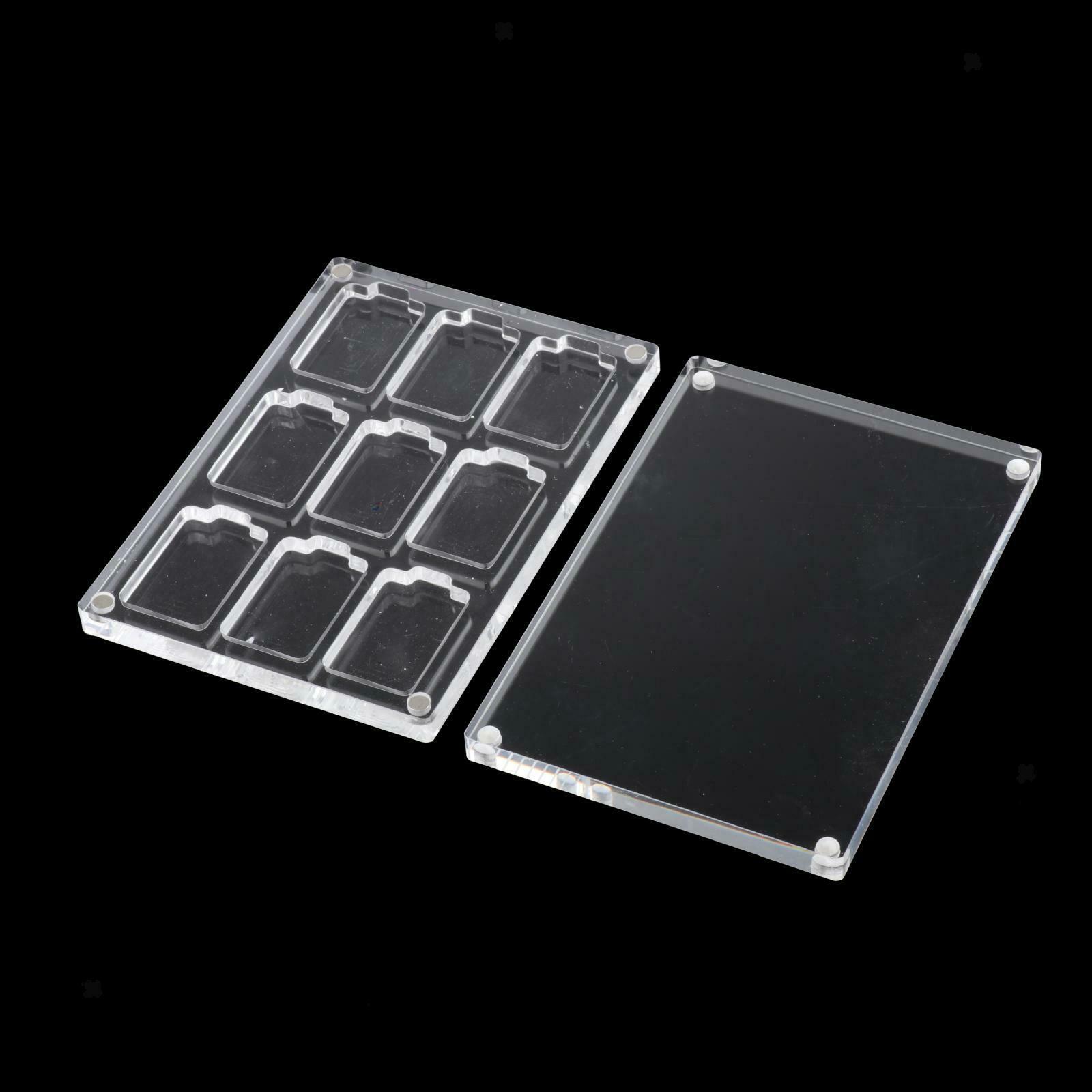 Game Card Box for NS Shockproof Cabinet Game Storage Case 12 Card Slots
