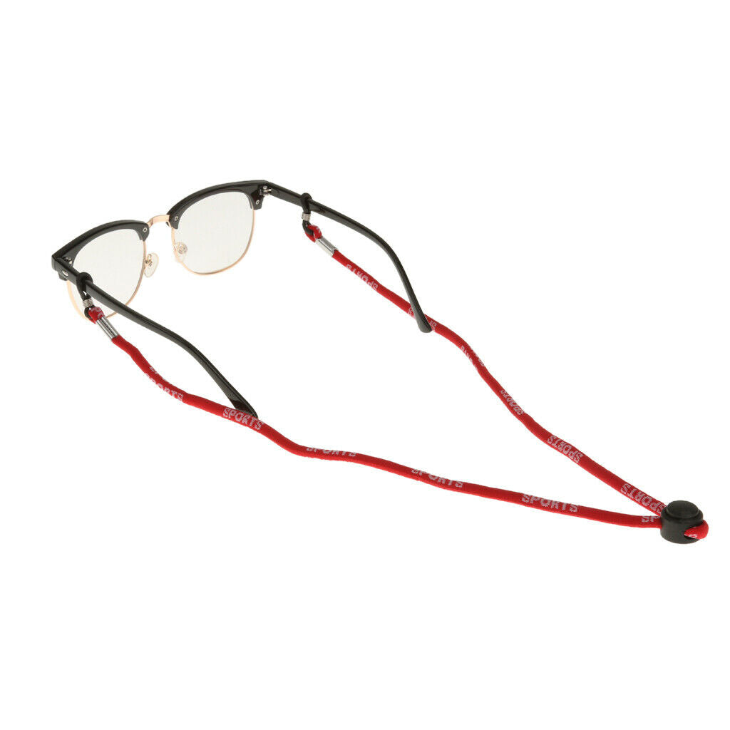2 Pieces Adjustable Glasses Eyewear Holder Strap Sunglasses Neck Lanyard Rope