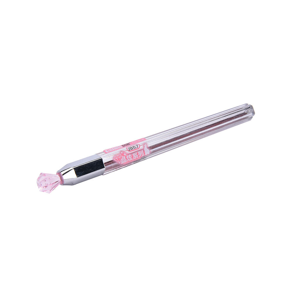 20X 0.7mm 2B Mechanical Pencil Black Lead Refill Tube Case Drafting Stud.l8