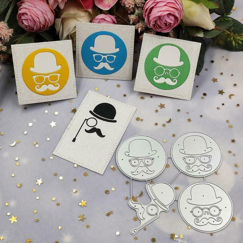 DIY Carbon Steel Cutting Cap Die-Cuts Hat Mage Shape Deco Embossing Nice Cards