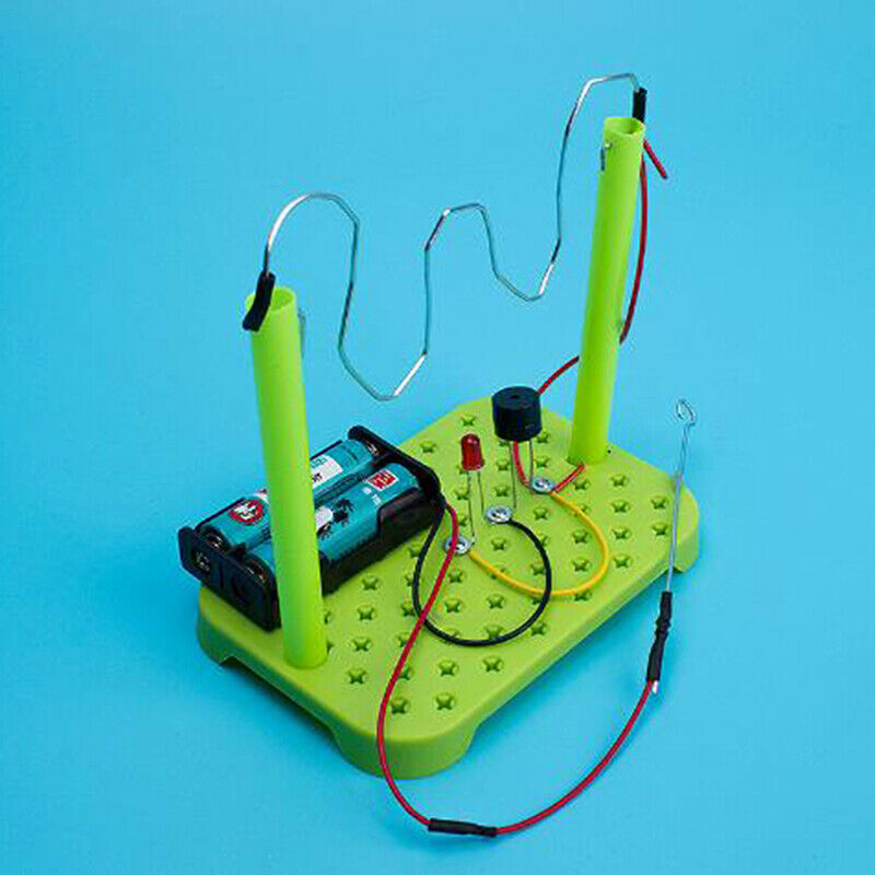 Cross Fire Line DIY Physical Scientific Experiments Circuit Kit Children Toys Tt