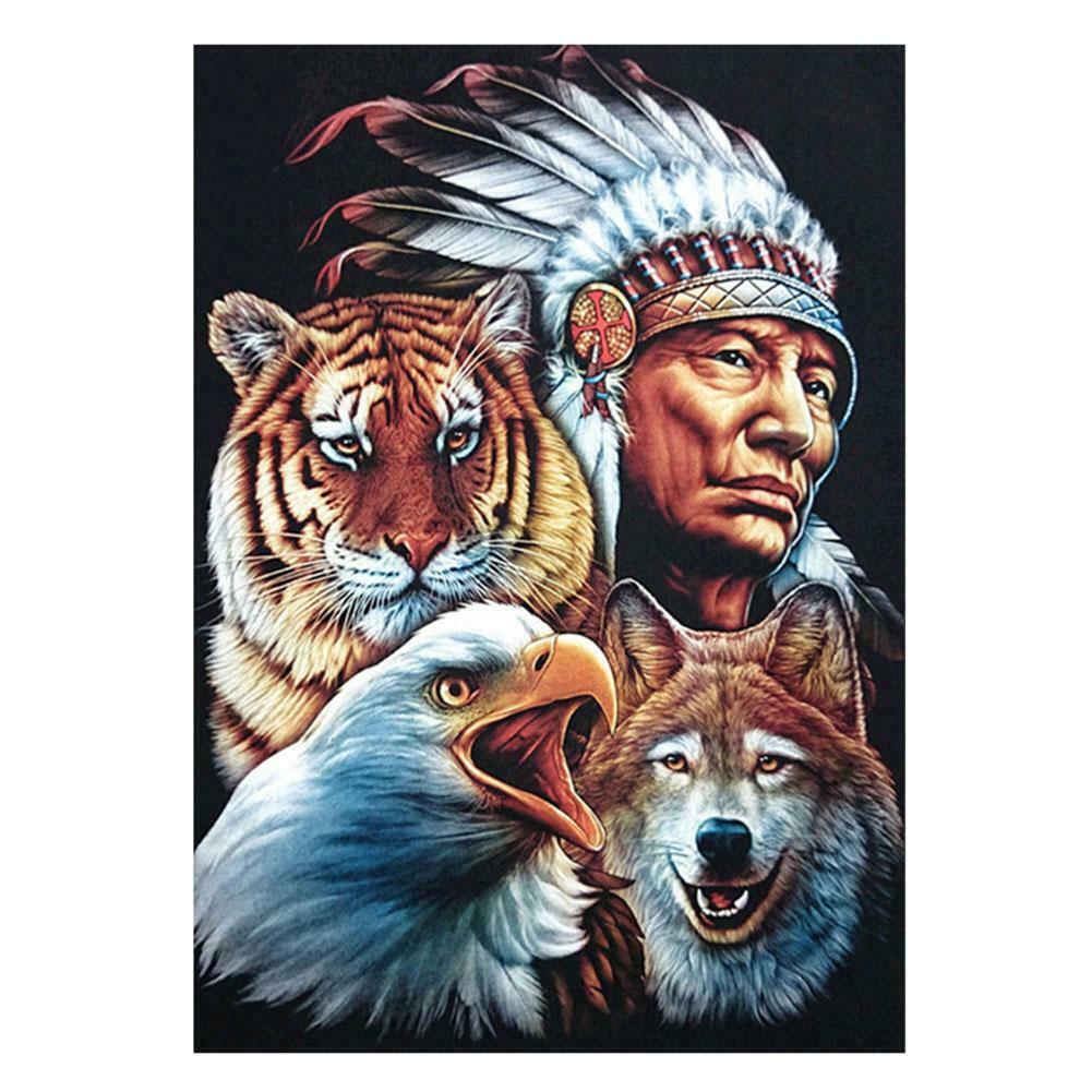 Animals 5D DIY Full Drill Diamond Painting Embroidery Cross Stitch Home Decor