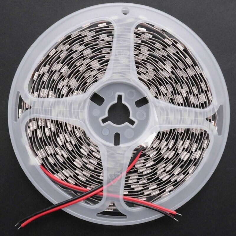 5M 300 Warm White LED 5050 SMD Flexible Light Lamp Strip 12V DC Home Club F4D4D4