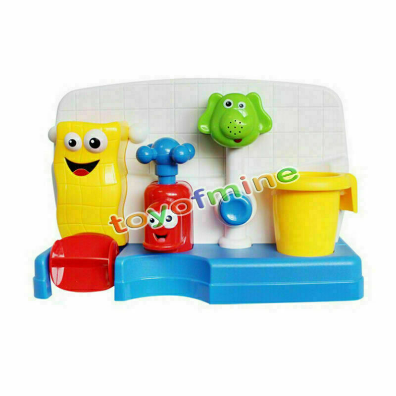Bath Toys Water Taps Buttressed Spout Spray Shower Water Play For Kid Baby
