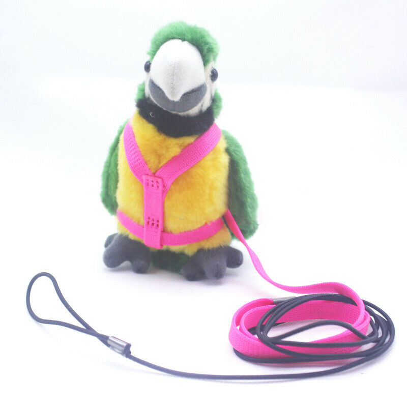 Adjustable Bird Harness Training Rope Harness and Lead Anti-Bite for Birds HN US