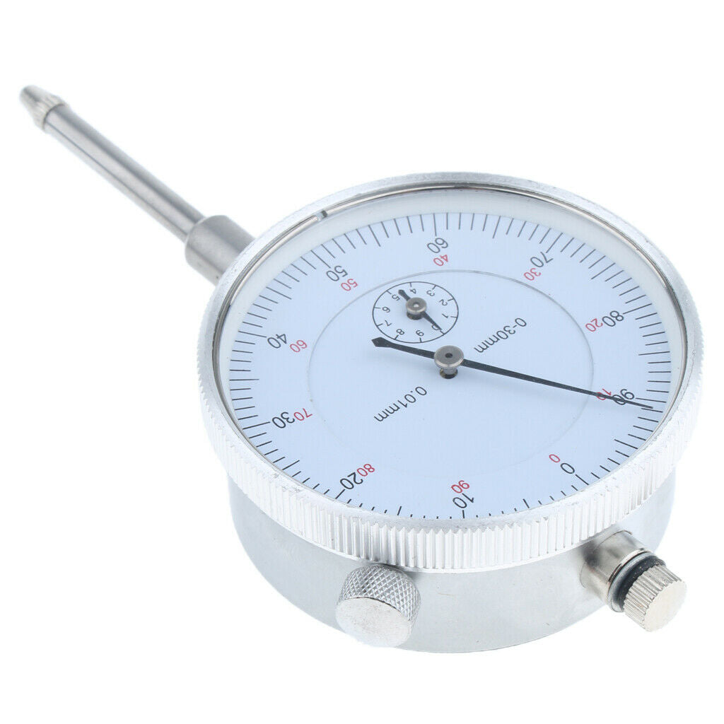 Precision Dial Test Indicator w/Pointer,0-30mm for around magnetic chucks